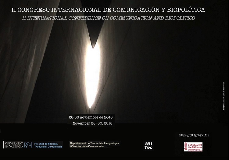Cartel del II Congreso Internacional de Comunicación y Biopolítica